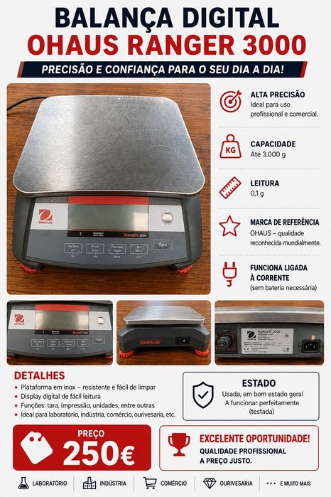 Balança Ranger 3000