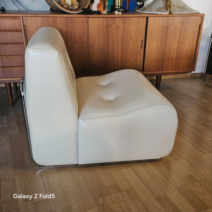 Adriano Piazzesi fotel mid century. Wlochy lata 60-te