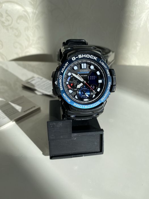 Годинник оригінал Casio G-Shock Gulfmaster GN-1000b Компас Термометр часы