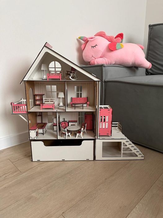 Будиночок для ляльок LOL Деревяний будиночок для ляльки ‼️З МЕБЛЯМИ‼️