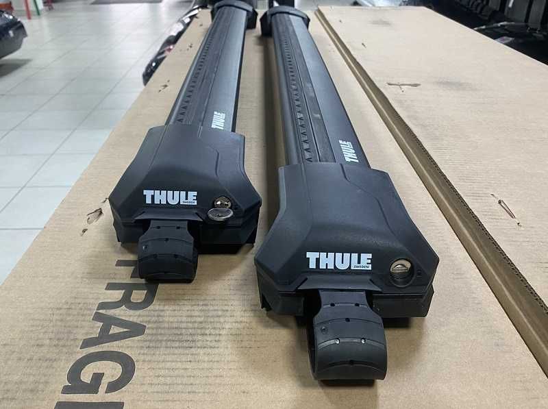 Thule багажник на крышу дах авто Edge Wingbar Evo невиступаючі рейлінг