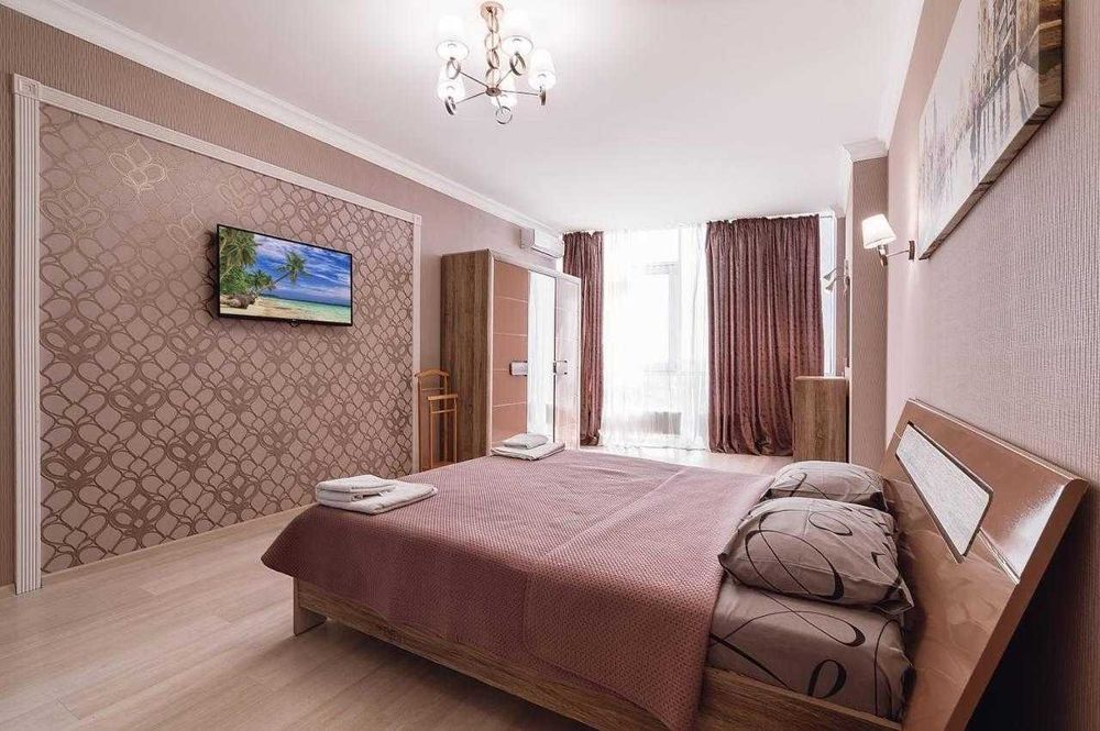 Посуточная аренда 1к квартиры, м. Бориспольская, новый ЖК