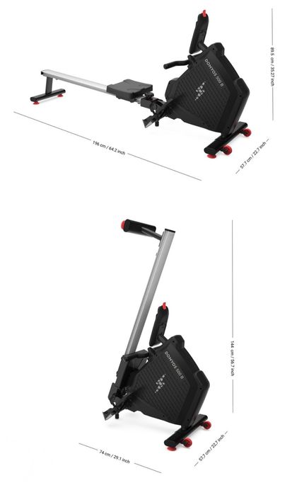 Máquina de remo Autoalimentada