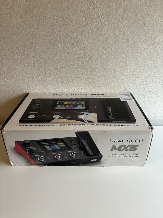 Pedaleira de Guitarra HeadRush MX5 Ecrãn Touch