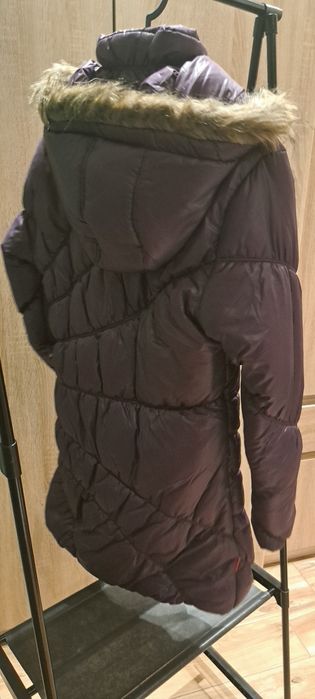 Zimowa kurtka fioletowa r.164