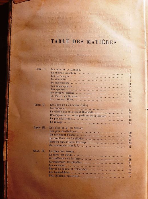 Curiosités Scientifiques