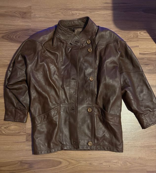 Casaco skinner de pele lisa classico