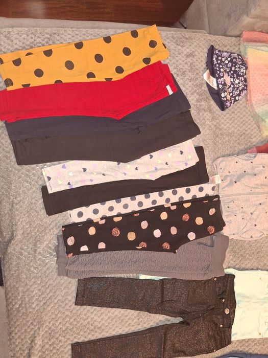 Zestaw komplet paka ubrań dla dziewczynki rozmiar 98