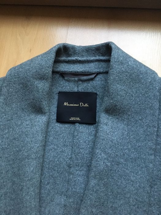 Płaszcz massimo dutti  xs szary