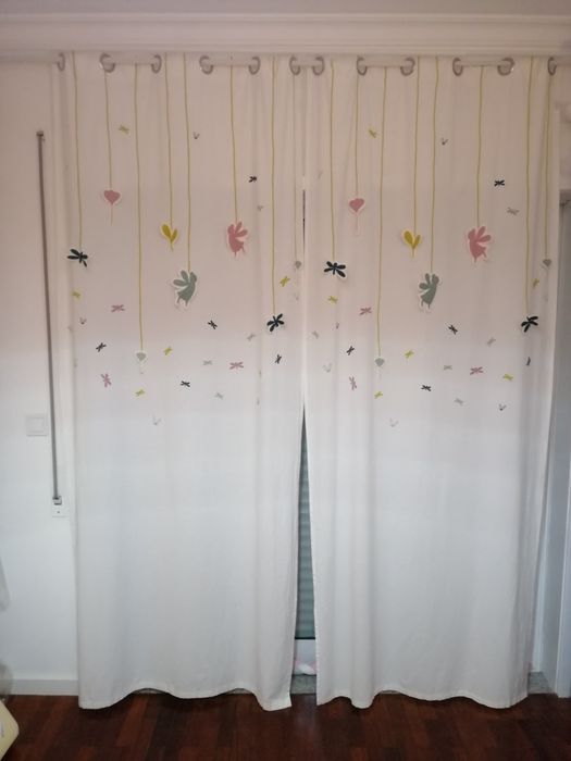 2 Cortinados Vertbaudet