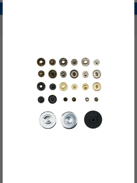 Conjunto de Botões com Perfurador parkside