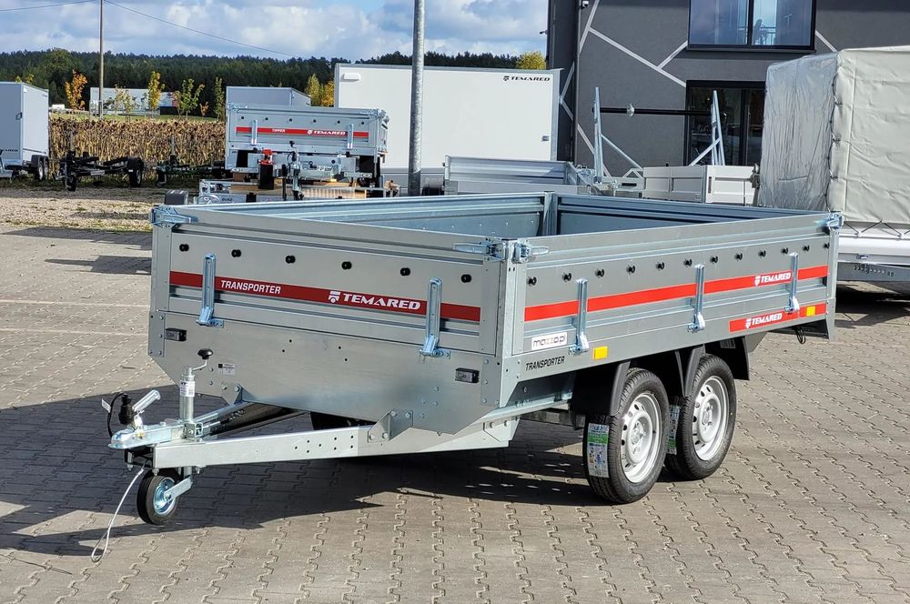Temared Dostawa! Przyczepa Platforma Wym. 304X153x30 Transporter