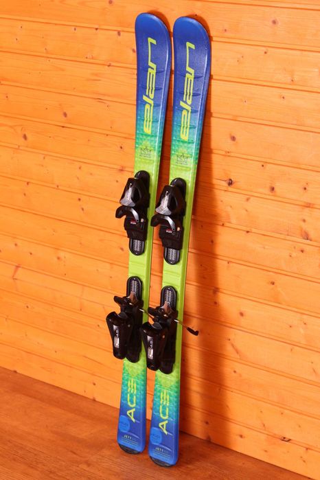 Narty dziecięce Elan Jett 110 cm + Elan 4.5, Rocker, U-Flex, Grip Walk !!!