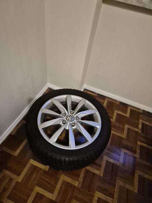 4x Pneus + jantes vw golf tamanho 205/50 R17 NOVOS