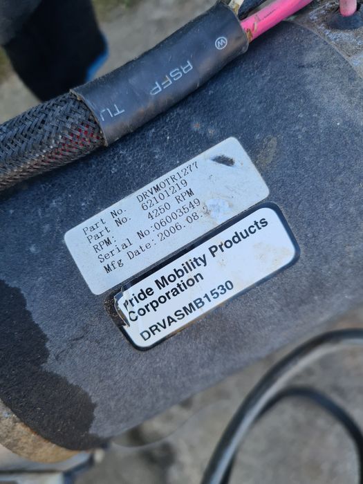 Silnik elektryczny do wózka inwalidzkiego