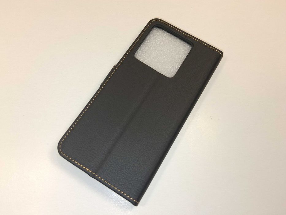 Z242 Etui Portfel Skóra Xiaomi Redmi Note 13 Pro 5G Poco X6 5G Czarny