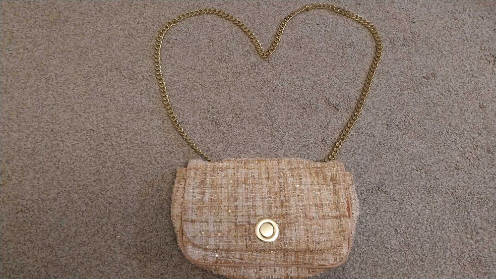 Torebka kopertówka ZARA WOMAN na łańcuszku