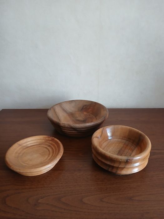 Деревянная эко посуда d=12 и 17,5 см