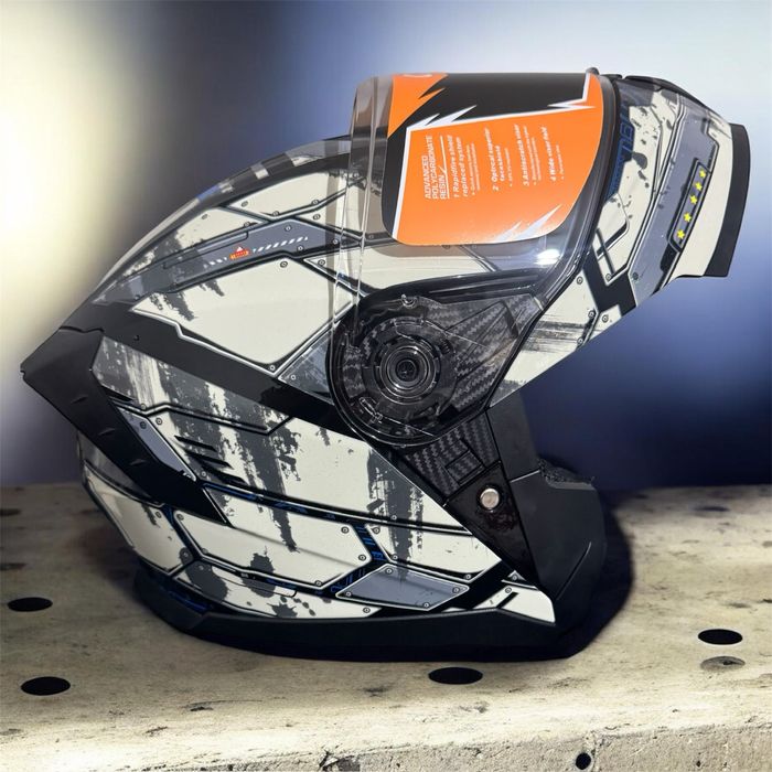 Capacetes Moto Modular com sistema de abertura frontal prática e segura. Homem, Mulher - NOVO