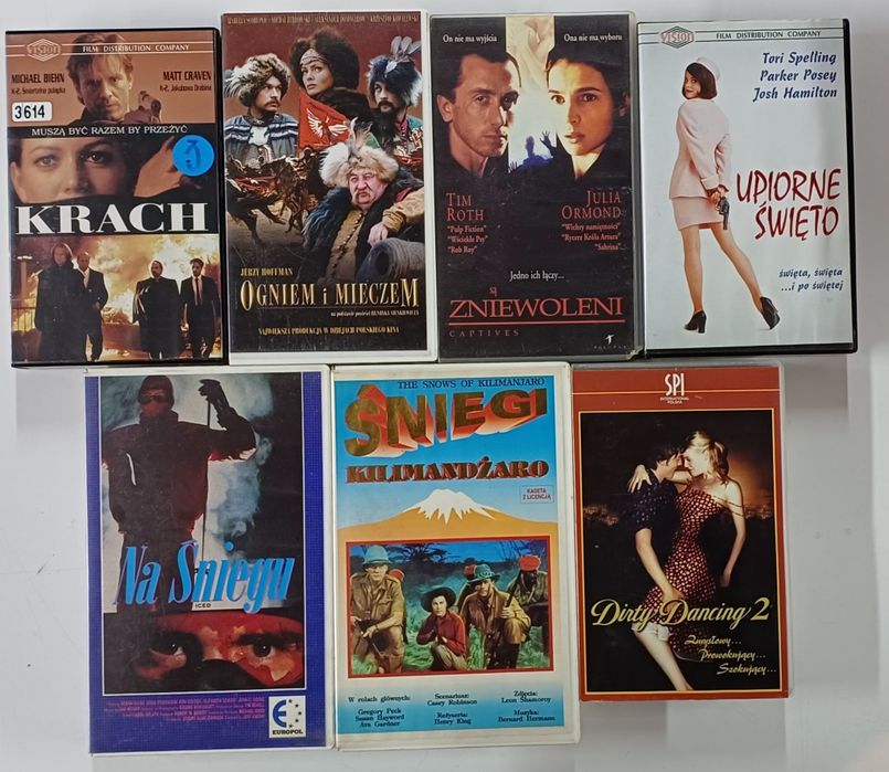 Kasety VHS z filmami