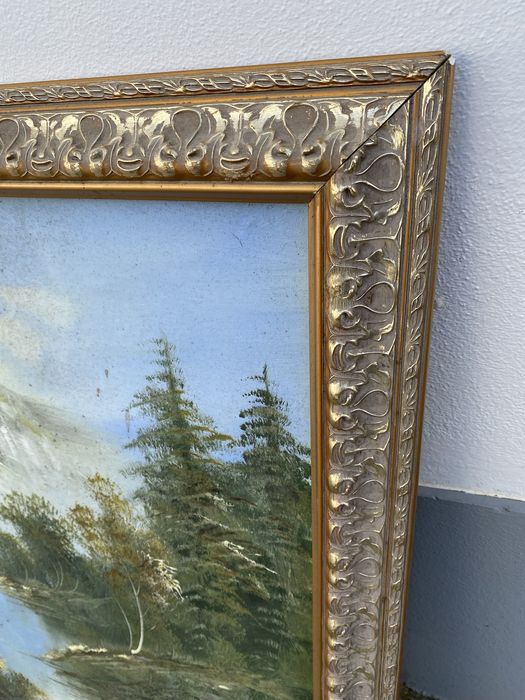 Quadro Paisagem ‘’tela antiga