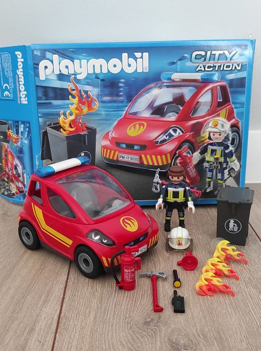 Playmobil City Action 9235 Samochód Strażacki Straż pożarna Kompletny