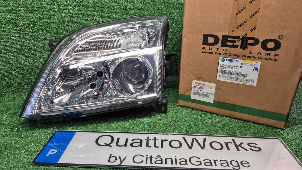 Otica Farol Esquerdo Xenon Opel Vectra C Z02 Signum Z03 2002 a 2008 Ref. 442-1129L-LDHEM NOVO DEPO