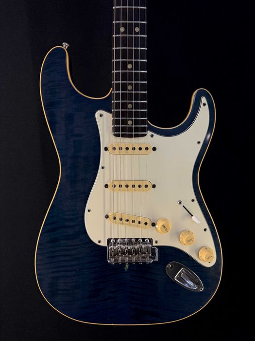 Fender Aerodyne Stratocaster (2004–2005), Japan, Transparent Blue