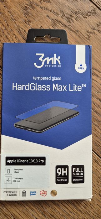Szkło hartowane 9H na cały ekran 3mk HardGlass Max Apple iPhone 13