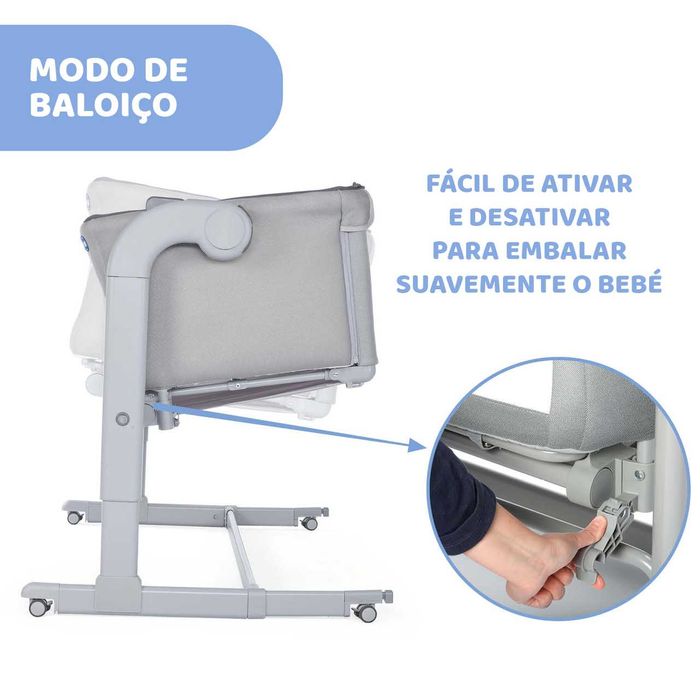 Berço Next 2 Me Magic White Snow Chicco