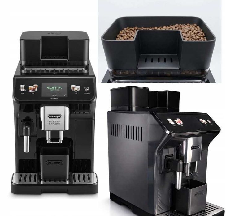 DELONGHI ELETTA EXPLORE Powiększenie Zbiornika Ziaren Kawy