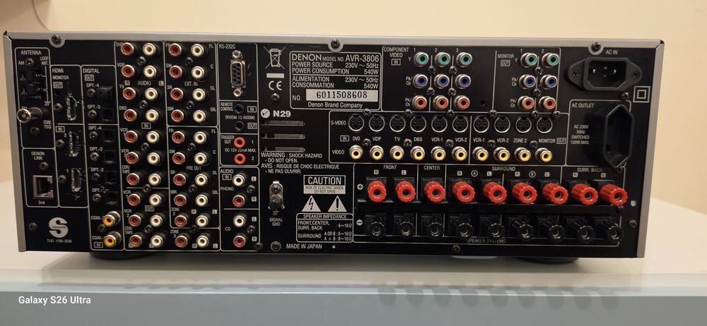 Amplituner Denon AVR-3806