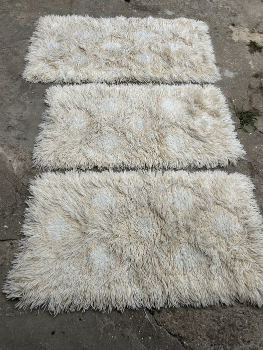 Conjunto de tapetes de lã