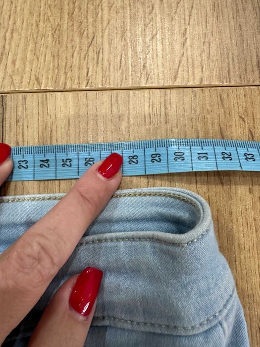 Obcisłe dżinsowe legginsy spodnie skinny Orsay S