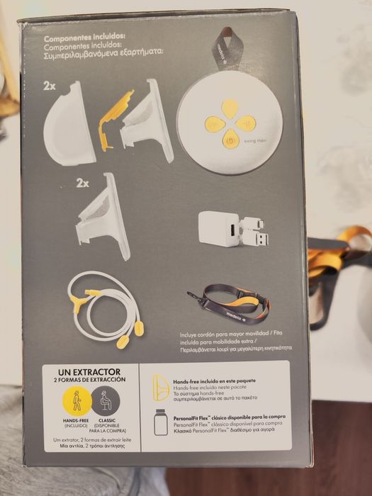 Extrator de Leite Duplo Swing Maxi Hands Free MEDELA