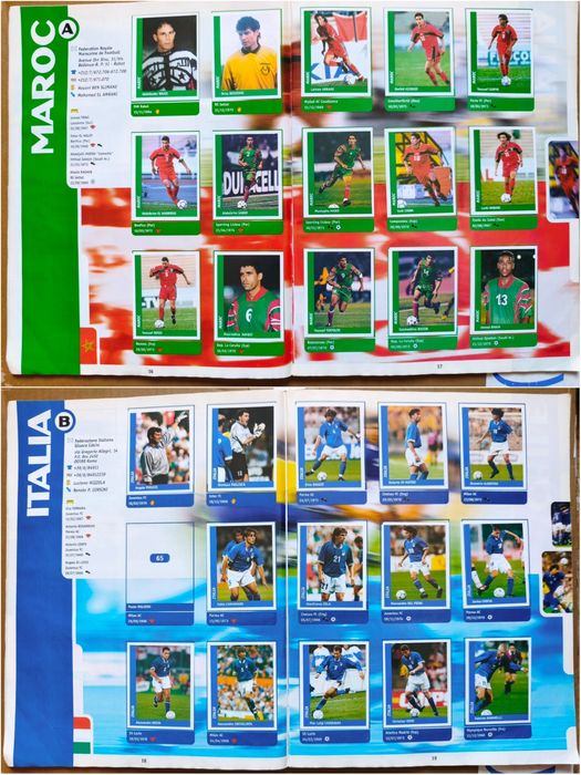 Álbum de cromos Mundial França 98 com cromos