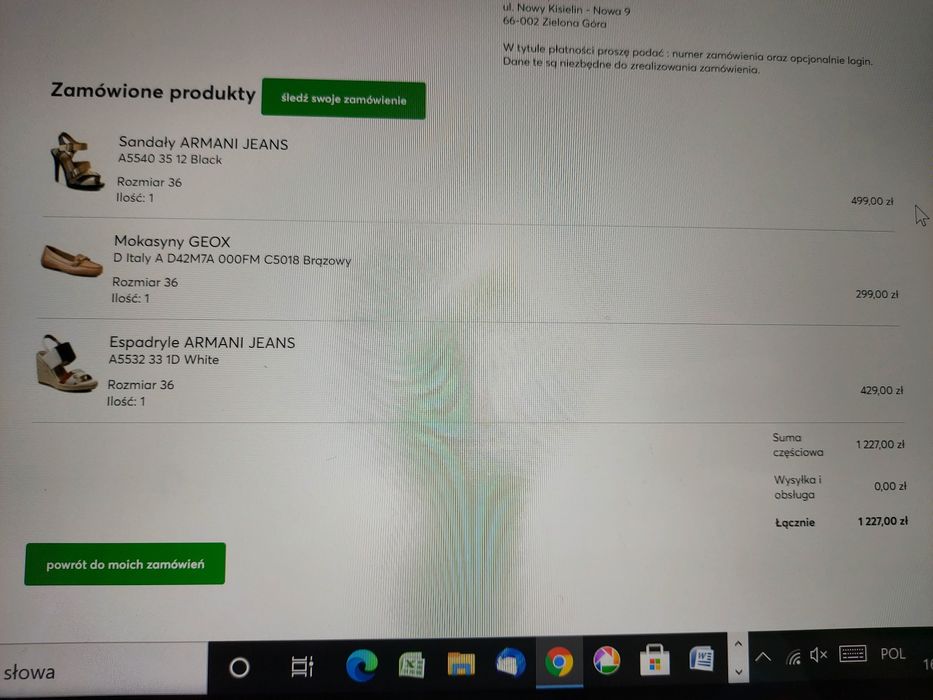 Sandały Armani Jeans,  rozmiar 36