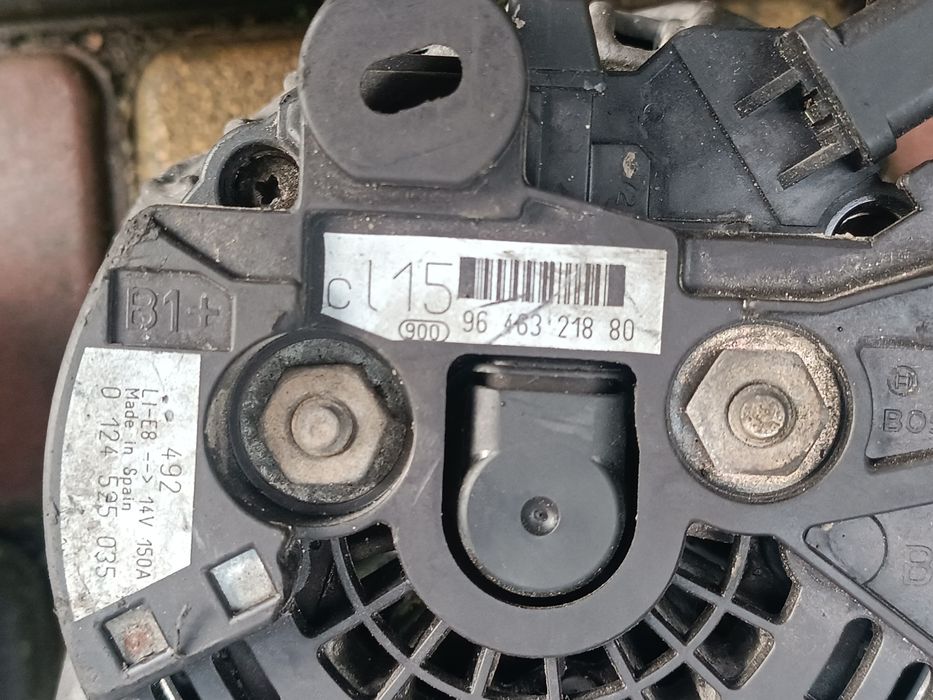 Генератор Citroen Peugeot Fiat CL15/9646321880/9646321780 150A 1.6-2.0