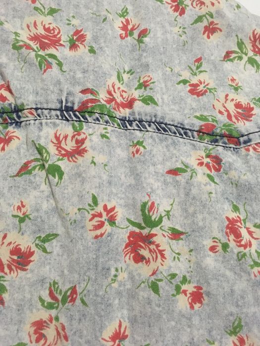 Camisa de ganga curta