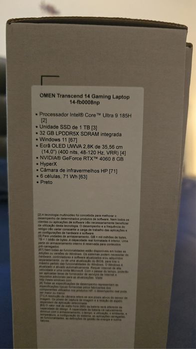 HP omen transcend 14