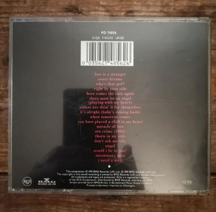 CD Eurythmics - Greatest hits