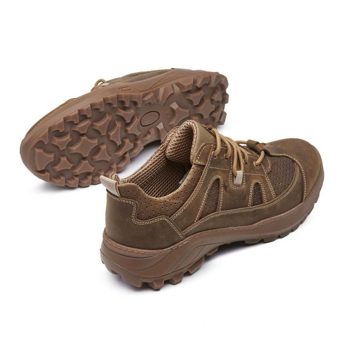 Тактичні літні шкіряні кросівки з перфорацією кроссовки тактические