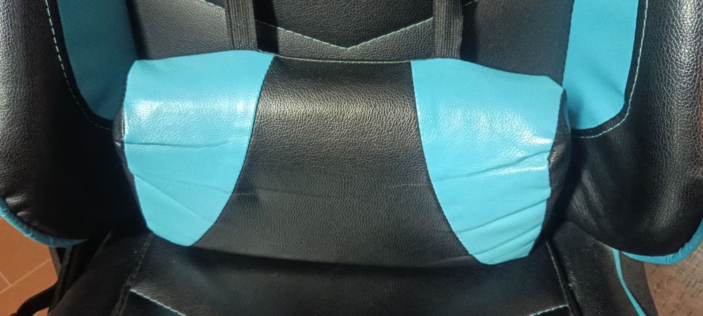 Cadeira Gaming & Office Ergonómica – Conforto Premium (Azul/Preto)