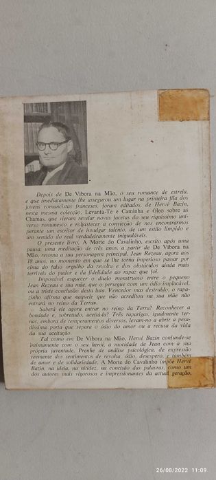 Livro Pa-1 - Hervé Bazin - A morte do cavalinho