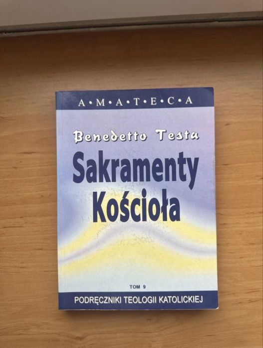 Książka Sakramenty Kościoła Benedetto Testa