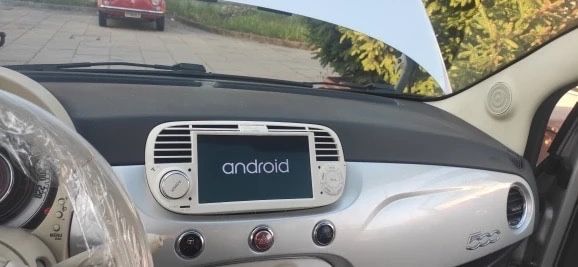 Radio android fiat 500 CARPLAY ANDROIDAUTO bluethoot 2 gb ram 32 rom