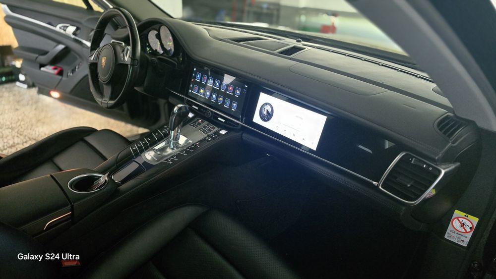 Rádio Porsche Panamera 10-16 Android 14 Duplo ecrã (Novo)