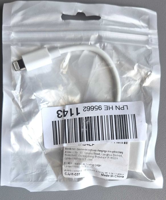 Adapter przejściówka HDMI do Lightning 2w1 do iPhone iPad