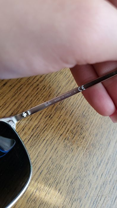 Okulary przeciwsłoneczne Rayban + etui męskie