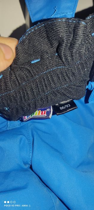 Spodnie narciarskie zimowe Lupilu 86/92 m-ce 12-24